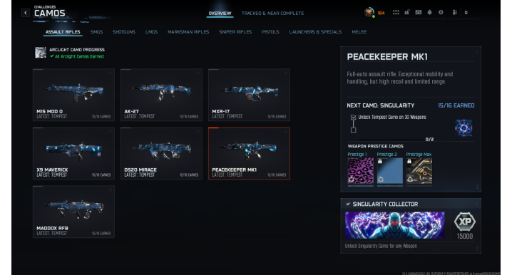 CoD BO7 Prestige Master 184 | 30x Singularity/Nexus/Infestation | OG Email