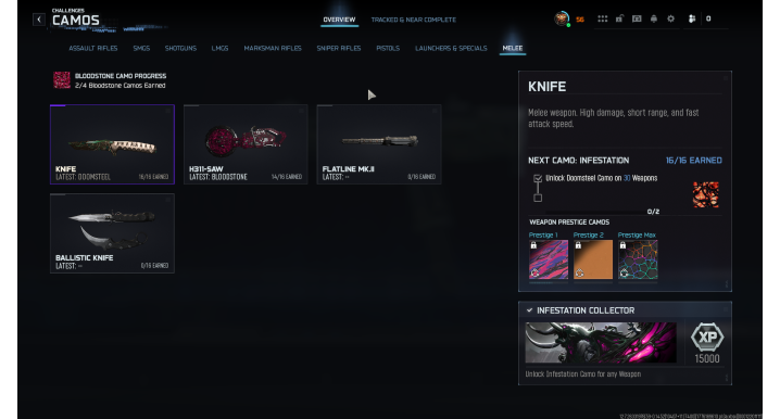 Prestige Master L56, 30 Guns Singularity + Infestation Camo, Maxed Weapons