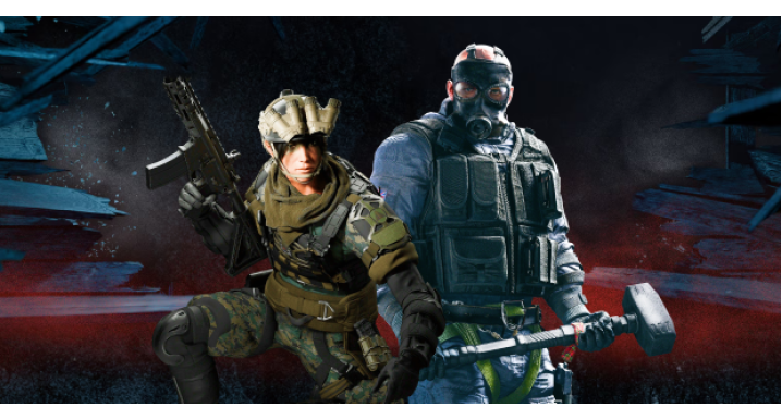 R6 Siege Account with a Unique Collection of 64 Black Ice Skins and Seasonal Skins