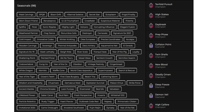 R6 Siege Account with a Unique Collection of 64 Black Ice Skins and Seasonal Skins