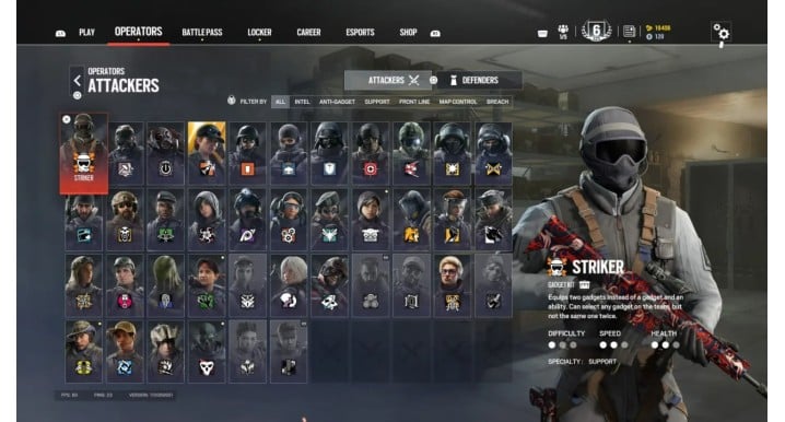 Rainbow Six Siege Veteran Account – Level 225, All Operators, 6000 Competitive Coins, 2016 Badge & Exclusive Skins
