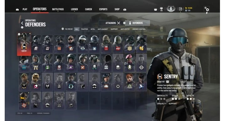 Rainbow Six Siege Veteran Account – Level 225, All Operators, 6000 Competitive Coins, 2016 Badge & Exclusive Skins