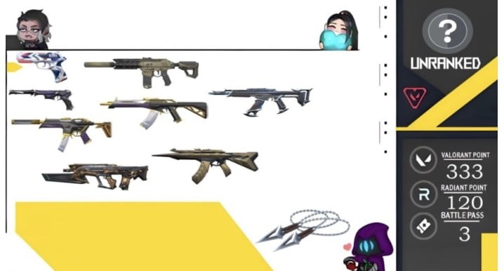 Valorant Account with 23 Agents, Kuronami & VCT Skins, 24,000+ VP Spent