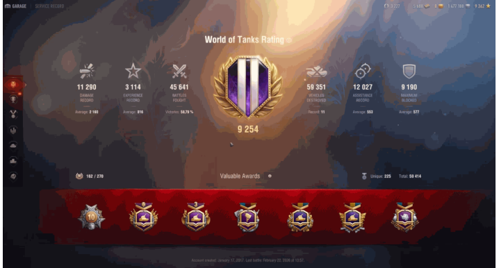 WoT ACCOUNT W/ TIER 11 | 77 Prems + 500d Premium