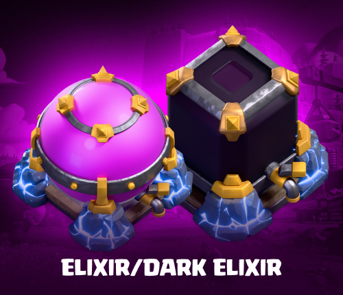 Clash of Clans Elixir & Dark Elixir Farming Boost