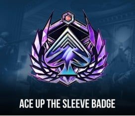 Ace Up The Sleeve Badge