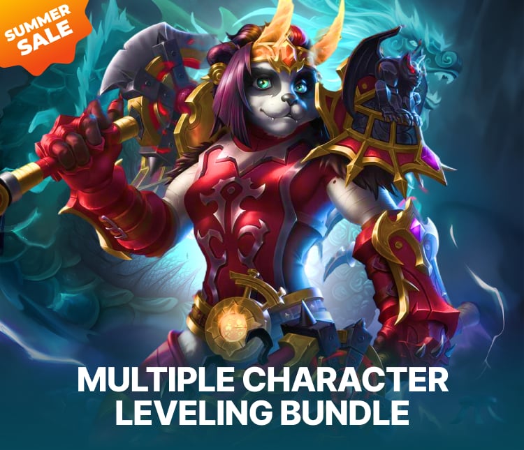 PANDARIA CLASSIC MULTIPLE CHARACTER LEVELING BUNDLE