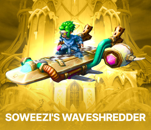 SOWEEZI'S VINTAGE WAVESHREDDER MOUNT