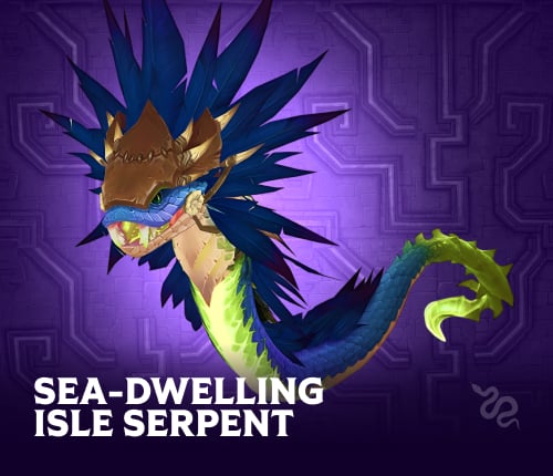 SEA-DWELLING ISLE SERPENT