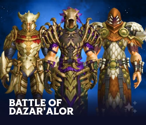 BATTLE OF DAZAR'ALOR TRANSMOG SET