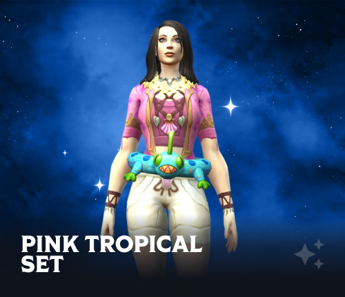 Pink Tropical Set