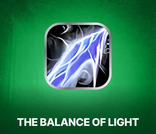 THE BALANCE OF LIGHT AND SHADOW