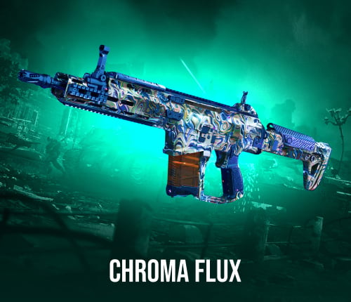 BLACK OPS 7 CHROMA FLUX CAMO