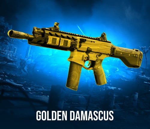 WARZONE GOLDEN DAMASCUS CAMO