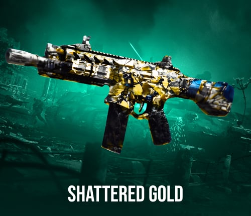 Black Ops 7 Shattered Gold Camo