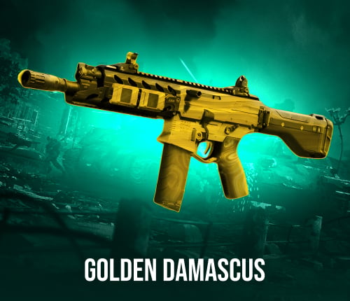 WARZONE GOLDEN DAMASCUS CAMO