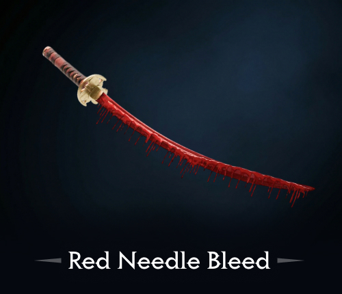 RED NEEDLE BLEED BUILD