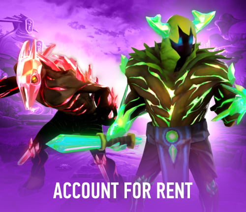 DOTA 2 ACCOUNT FOR RENT