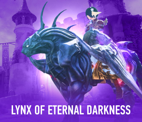 FFXIV Lynx of Eternal Darkness Mount