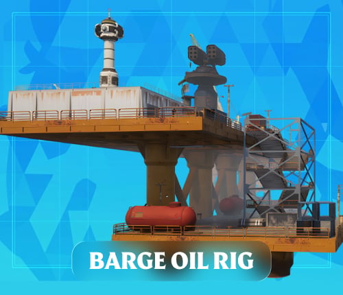 BARGE OIL RIG STRONGHOLD