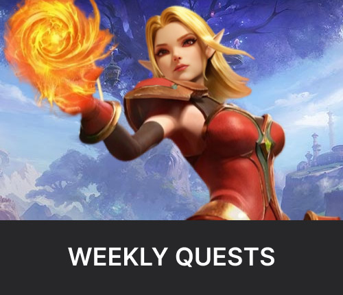 TARISLAND WEEKLY QUESTS