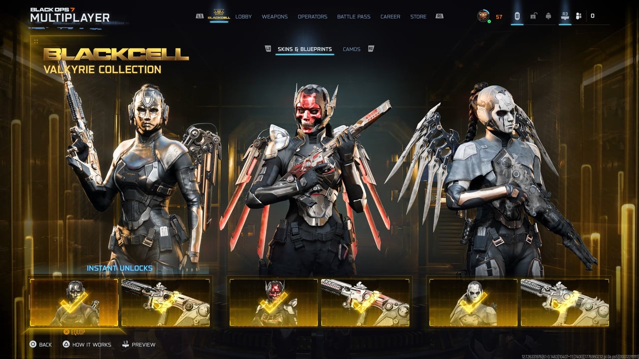 Prestige Master Account | 30 Max Guns | BlackCell S3 | Full Access | PC/Xbox/PSN