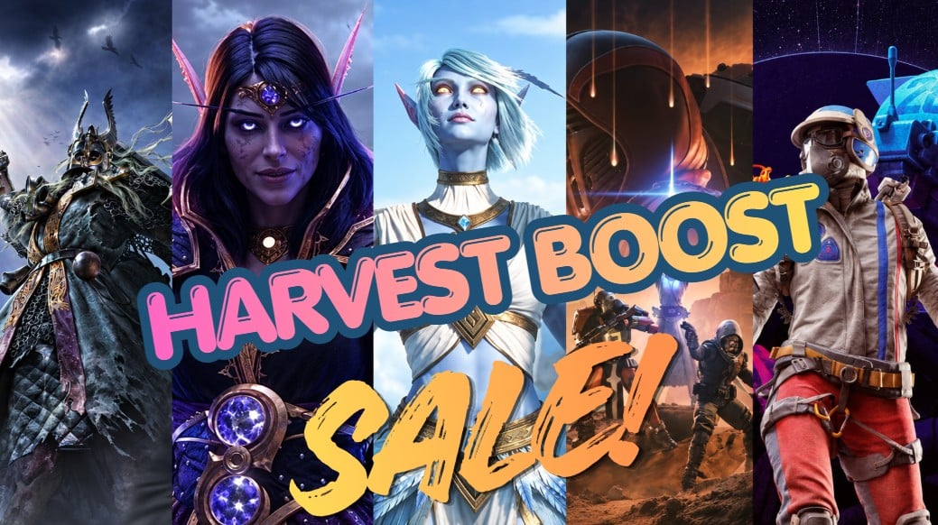 Harvest Boost Sale Stacks Extra Savings on WoW, Path of Exile 2, Destiny 2 and ARC Raiders