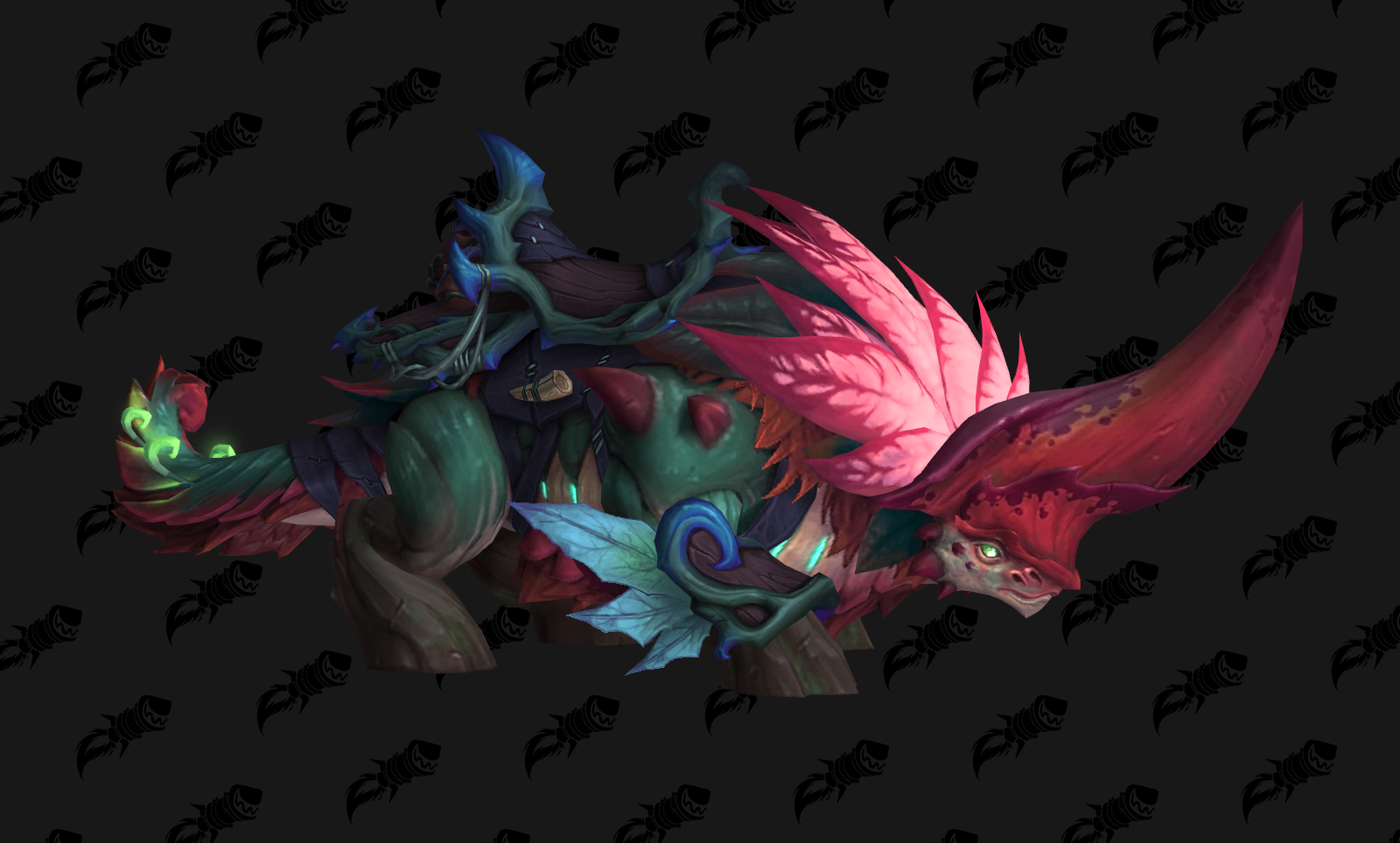 Vivacious Chloroceros Kingboost Midnight wow warcraft mount collection achievement secret boosting