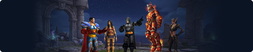 Coolest WoW Superhero Cosplay Transmog Sets: Batman, Iron Man, Superman and More