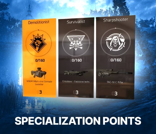 DIVISION 2 SPECIALIZATION POINTS