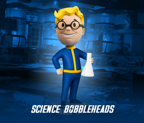 FALLOUT 76 SCIENCE BOBBLEHEADS