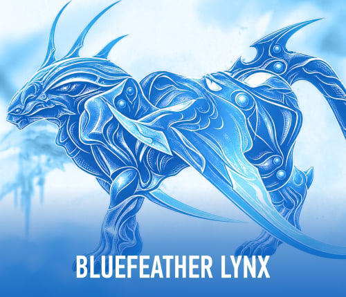 FFXIV BLUEFEATHER LYNX MOUNT