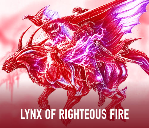 FFXIV LYNX OF RIGHTEOUS FIRE MOUNT