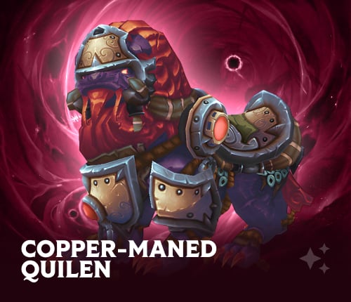 COPPER-MANED QUILEN MOUNT