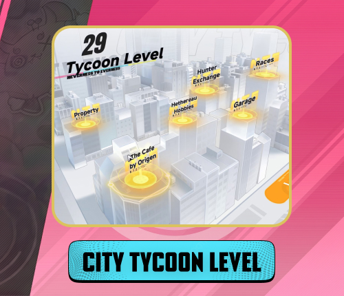 NTE City Tycoon Level