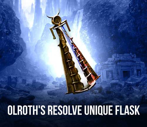 Olroth's Resolve Unique Flask