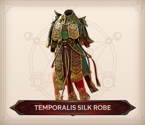 POE2 TEMPORALIS SILK ROBE