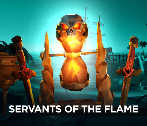 SEA OF THIEVES SERVANTS OF THE FLAME LEVELING
