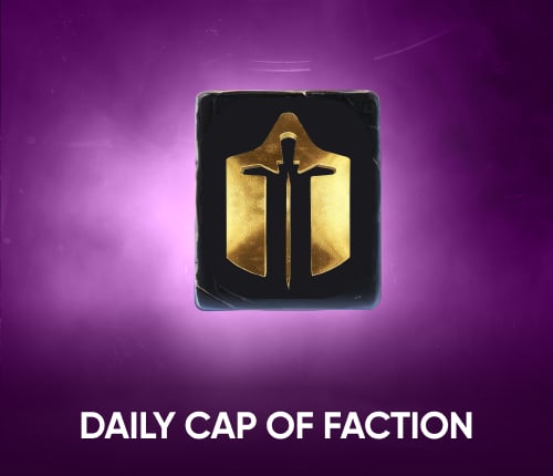 DAILY CAP OF FACTION SYNDICATE STANDING