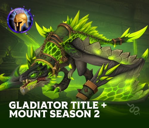 GLADIATOR TITLE + MOUNT SEASON 2