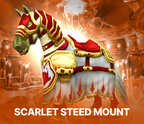 WOW CLASSIC SOD SCARLET STEED MOUNT