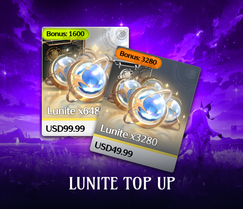 LUNITE TOP UP